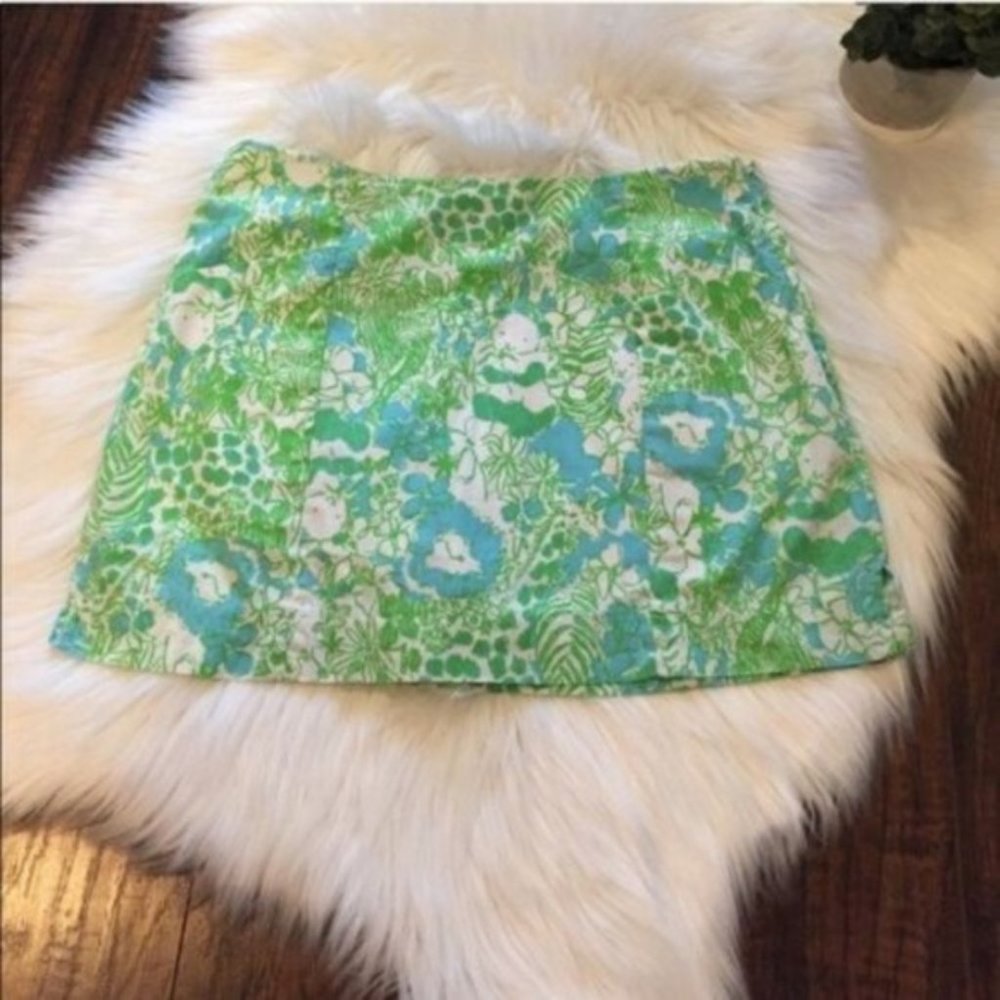 Lilly Pulitzer Blue and Green mini skort!